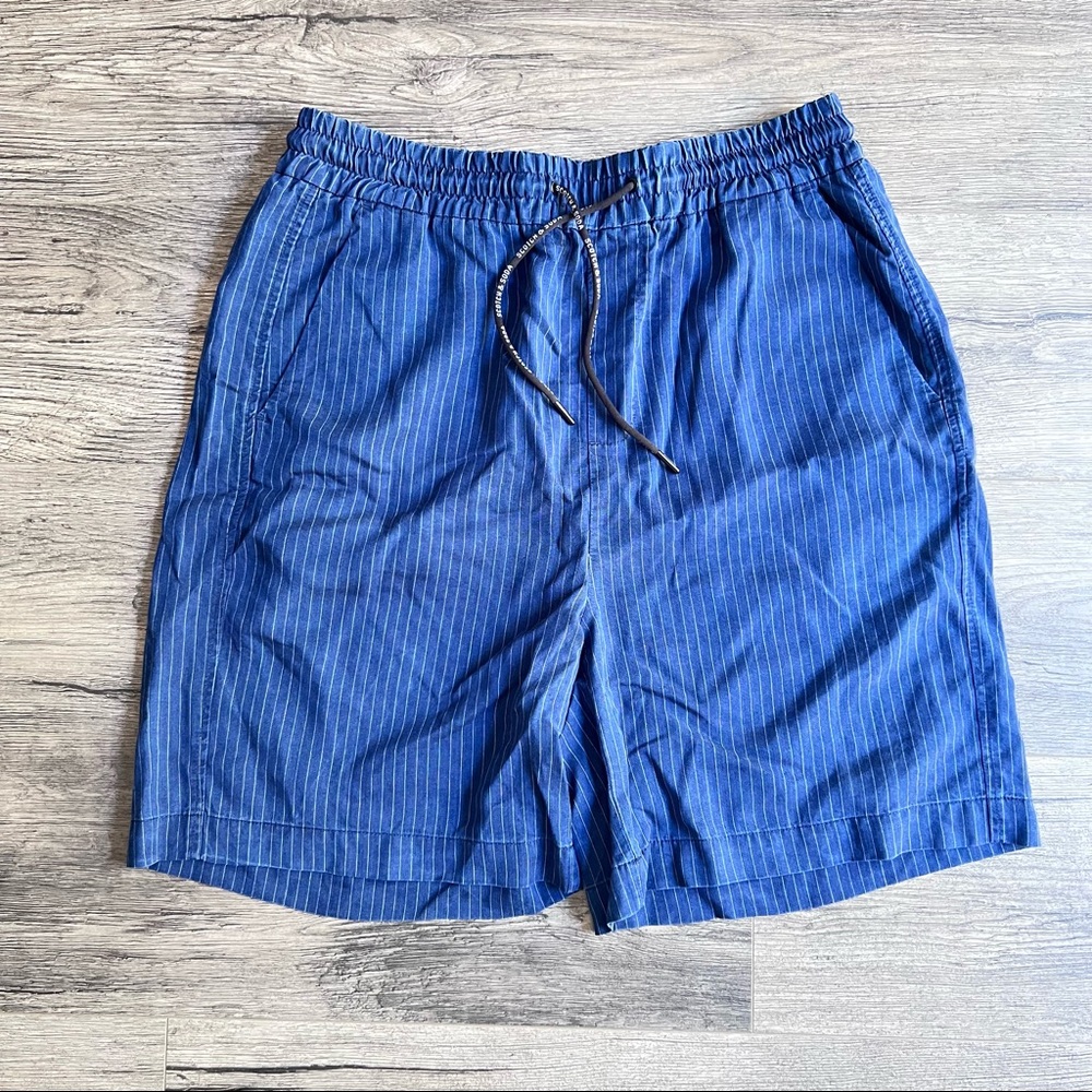 NWT Scotch & Soda, Striped Beach Shorts, Indigo Stripe, M
